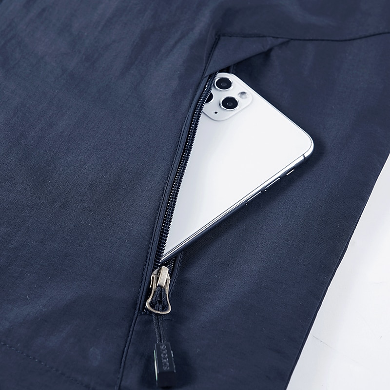 Men's Vest Daily Wear Modern Contemporary Spring & Summer Basic Elastane Outdoor Solid / Plain Color Zipper Standing Collar Relaxed Fit Wine Grey Black khaki Vest 2026 - BHD 15.81 –P2