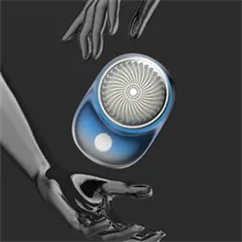 2023 новая мощная штормовая бритва для мужчин, мини-портативная электрическая бритва для путешествий, аккумуляторная бритва для влажного и сухого использования, бритва для лица и бороды 2025 - $14.99 –P5
