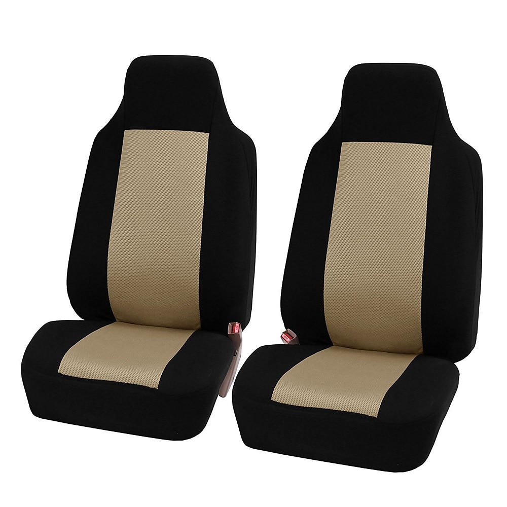 Starfire Universal-Autositzbezug-Set aus Polyester, passend für die meisten Autos, einfarbiger Stoff, zweifarbig, stilvolles Autozubehör, Sitzschutz 2025 - $26.99 –P8