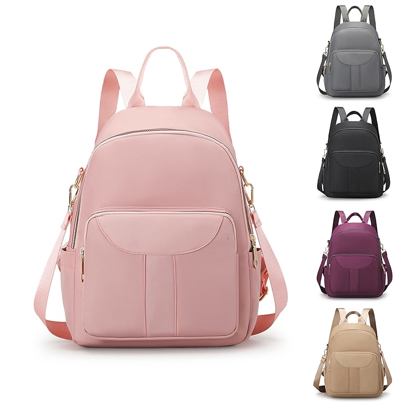 sac à dos en nylon élégant pour femmes - sac de rentrée multi-poches de grande capacité en plusieurs couleurs de 2025 ? $26.99 –P1