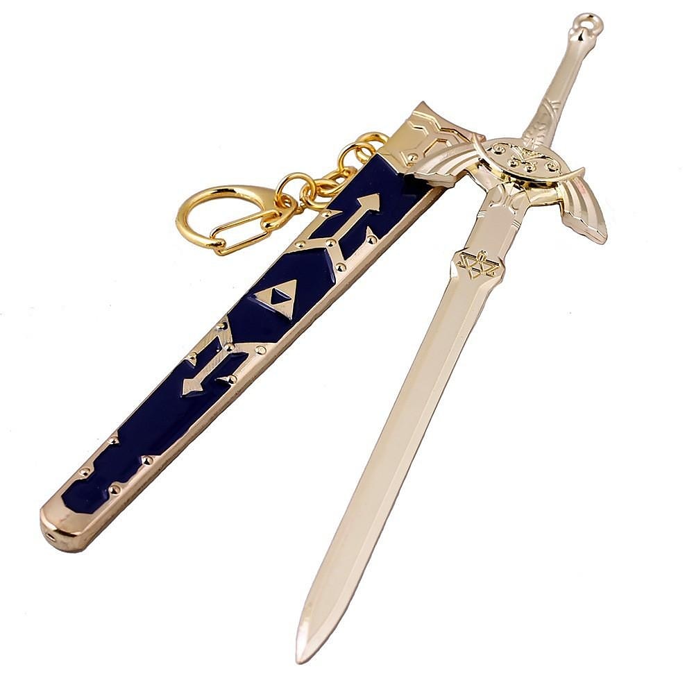 Legend of Zelda-Waffe mit Scheide, Schlüsselanhänger, Cosplay-Spiel, Cartoon-Waffenschmuck 2025 - $12.99 –P1