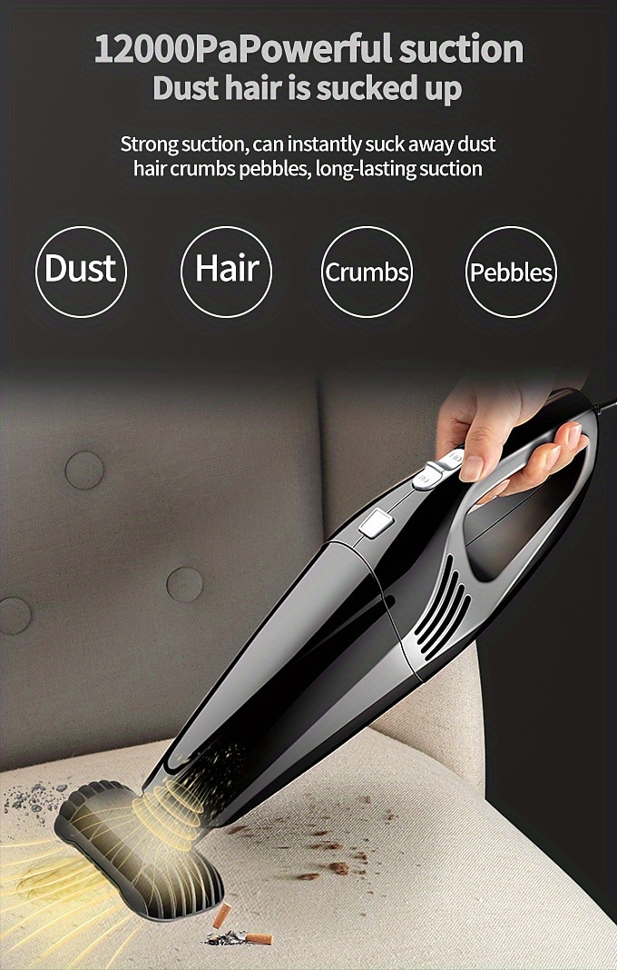 auto stofzuiger nat en droog mini draadloze auto stofzuiger handheld oplaadbare krachtige stofzuiger 2025 - $31.99 –P3