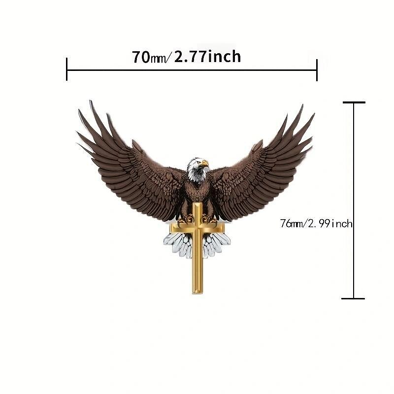 1pc Car Acrylic Brown Flying Eagle Hanging Decoration for Rear View Mirror Accessories Interior Pendant 2025 - $7.99 –P2