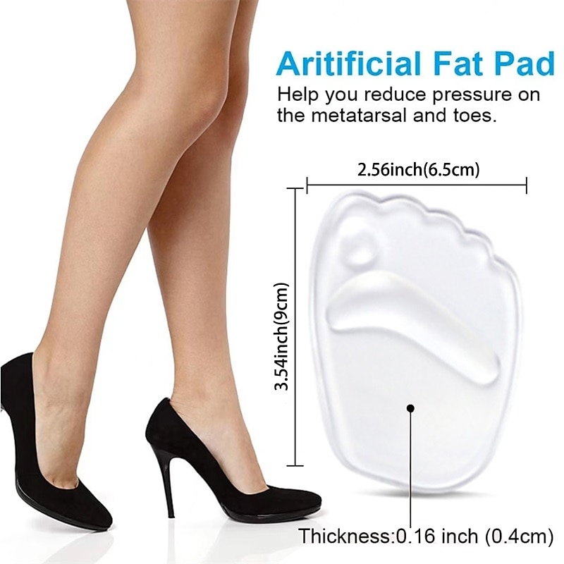 2 Pairs Women's Transparent Gel Insoles for High Heels with Anti-Slip and Cushioning Design - Comfortable Foot Pads for All-Day Wear 2026 - $11.99 –P8