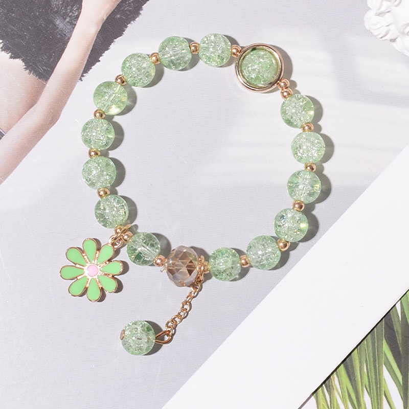 Bracelet de perles Femme Classique Fleur Mode Le style mignon Personnalisé Elégant Bracelet Bijoux Blanche Jaune Rose Claire Rond pour Soirée sport Vacances Rendez-vous Festival de 2025 ? $7.49 –P5