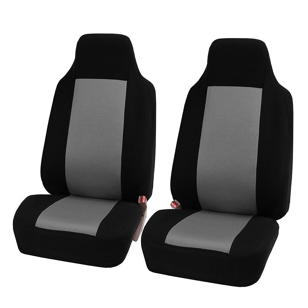 Starfire Universal-Autositzbezug-Set aus Polyester, passend für die meisten Autos, einfarbiger Stoff, zweifarbig, stilvolles Autozubehör, Sitzschutz 2025 - $26.99 –P9