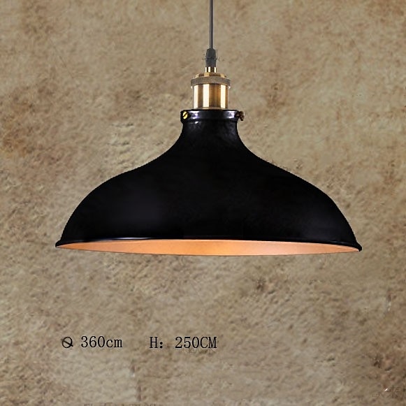 LED závěsné světlo závěsné stropní průmyslové kartáčované vintage stínidlo barové osvětlení, osvětlení restaurace starožitný kartáčovaný rustikální kov 2025 - $118.99 –P10