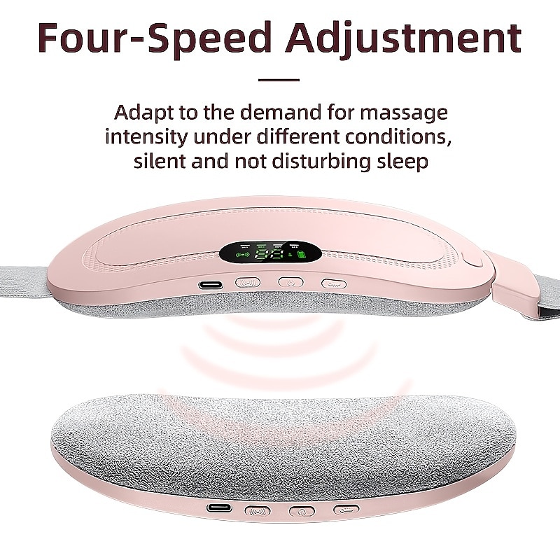Portable Cordless Heating Pad Menstrual Heating Pad  Heating Pad For Back With 3-Speed Temperature Adjustment And 4-Speed Massage Modes Portable Electric Fast Heating Belly Wrap Belt For Women 2025 - $25.99 –P4