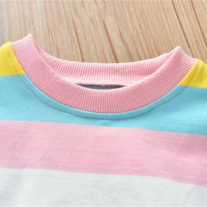 2-delig Kinderen Voor meisjes Kleurenblok Zak Set met capuchon en joggingbroek reeks Lange mouw Modieus Buiten 7-13 jaar Lente Blozend Roze Paars 2025 - $17.99 -P6