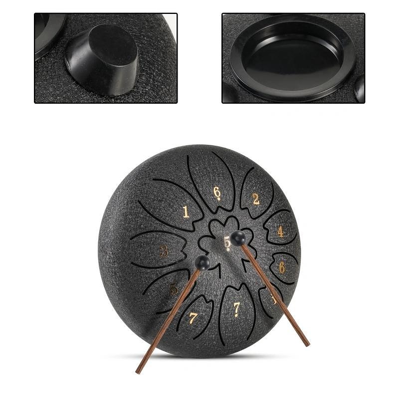 6 Inch 11 Tone Steel Tongue Drum Mini Music Drums Handpan Beginners Ethereal Drum Musical Instruments Tambor Gifts 2026 - $53.99 –P5