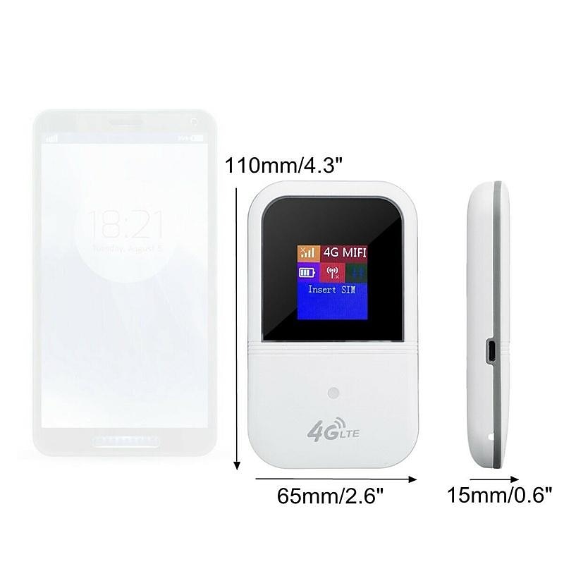 2025年 150mbps ポータブルミニ 4g lte wifi ルーターモバイルホットスポットモデムブロードバンド コレクション – $51.99 –P5