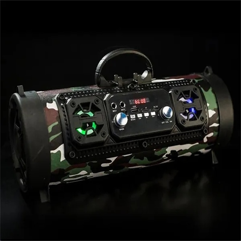 2025年 新しい usb /aux/tf カード電話 pc サブウーファースピーカーフォンワイヤレス bluetooth ポータブルスピーカーサラウンドステレオ屋外スピーカー  コレクション – $104.99 –P3