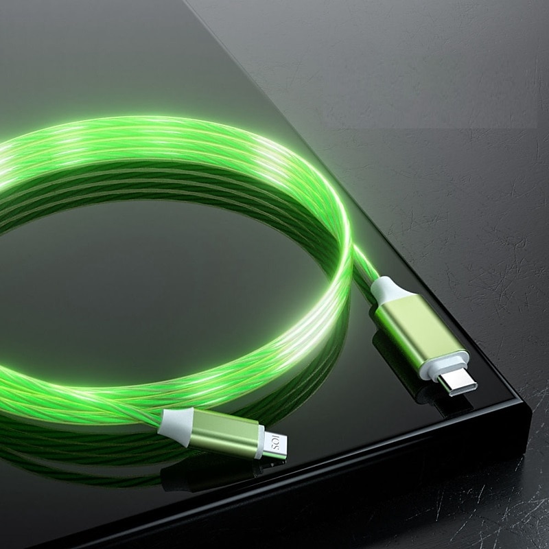 כבל USB C כבל ברק 20W 3.3 רגל 6.6 רגל USB A ל-USB C USB A ל-Lightning USB A למיקרו B 3 A הטענה מהירה עמיד עבור מקבוק אייפד סמסונג אביזר לשיחת טלפון 2025 - $11.99 –P5