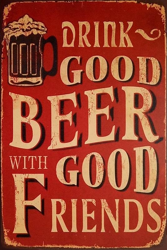 1pc Retro Metal Tin Sign Beer Tin Sign Vintage Bar Club Signs Wall Decor, Painting Wall Hanging for Home Decor Wall Art Metal Tin Sign 20x30cm/8''x12'' 2025 - $10.49 –P21