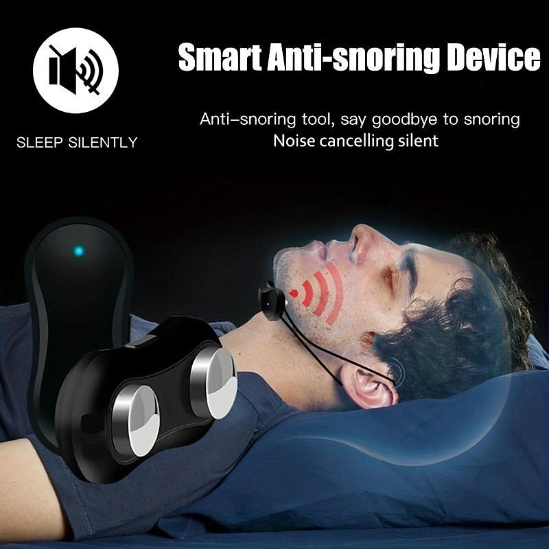 slim anti-snurkapparaat draagbaar usb oplaadbaar slaapinstrument draadloze hoofdmassager om slaapfysiotherapie te verbeteren 2025 - $19.99 –P1