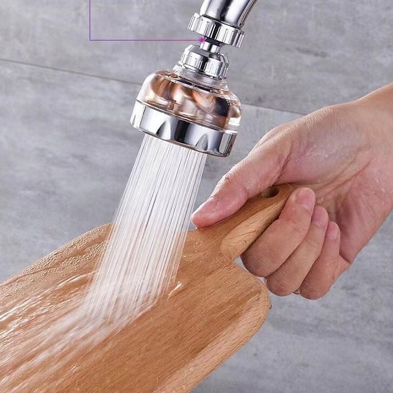 360 Degree Turbo Rotation Faucet Pressurize Kitchen Sink Tap Filter Bubble Splash Proof Water Saving Shower Nozzle Tap Connector 2025 - $3.49 –P7