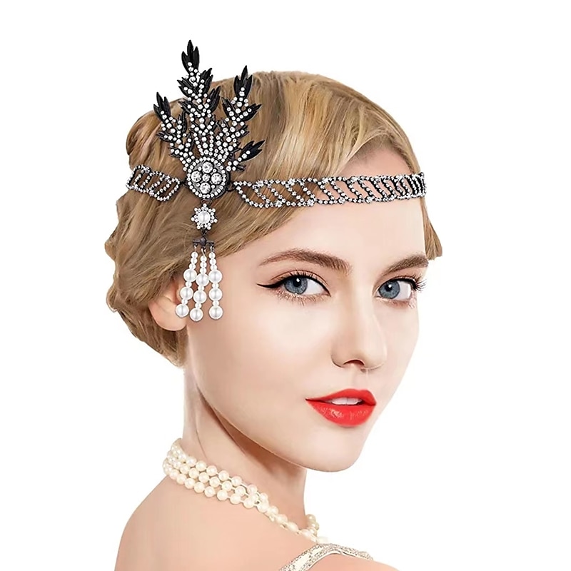 Ordító 20-as évek Vintage-inspirált A nagy Gatsby Rövid hosszú Felszerelések Jelmez Bulikra Álarcosbál Illúzió A nagy Gatsby Esküvői Vendég Flitter Rojt Flitter Rojt Kerek Női Mindszentek napja 2025 - $57.99 –P9