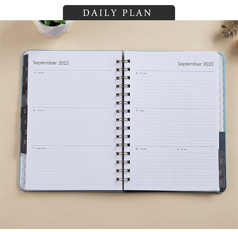 Schedule Planner Accessories Planner Organizer Notebook Planning 2023  Office Accessory Spiral Academic, Back to School Gift 2023 - $7.99