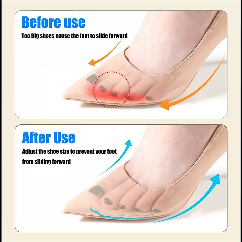 2 Pairs Women's Transparent Gel Insoles for High Heels with Anti-Slip and Cushioning Design - Comfortable Foot Pads for All-Day Wear 2026 - $11.99 –P3