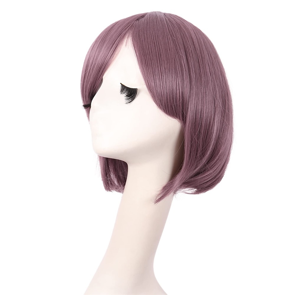 30 cm kort rak peruk för kvinnor BOB peruk Halloween cosplay festperuker 2025 - $14.49 –P3