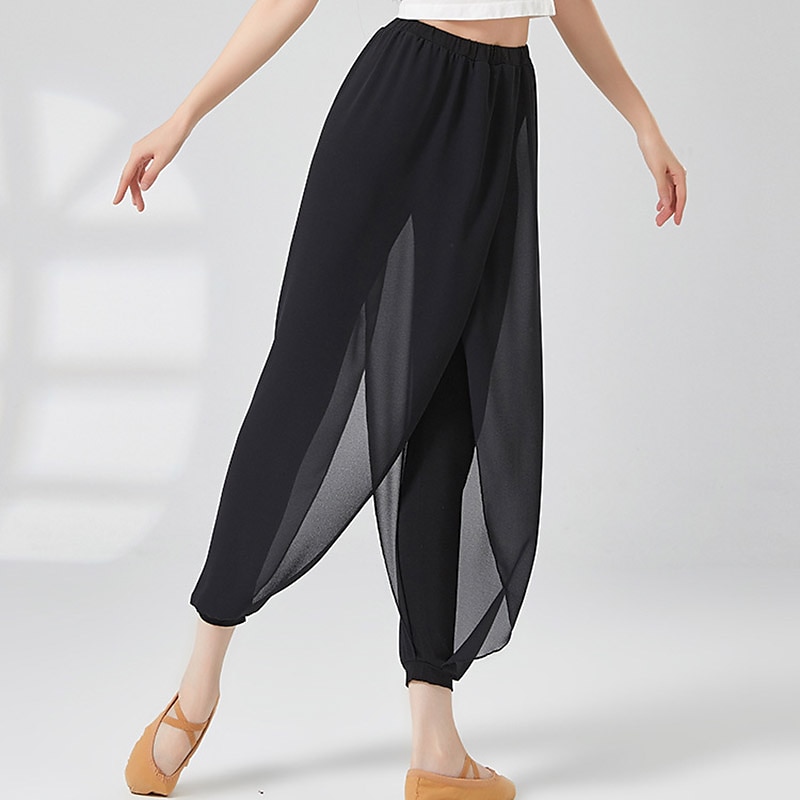 Sportovní oděvy Kalhoty Čistá Barva Barevně dělené Dámské Výkon Trénink Vysoký Polyester 2025 - $16.49 –P2