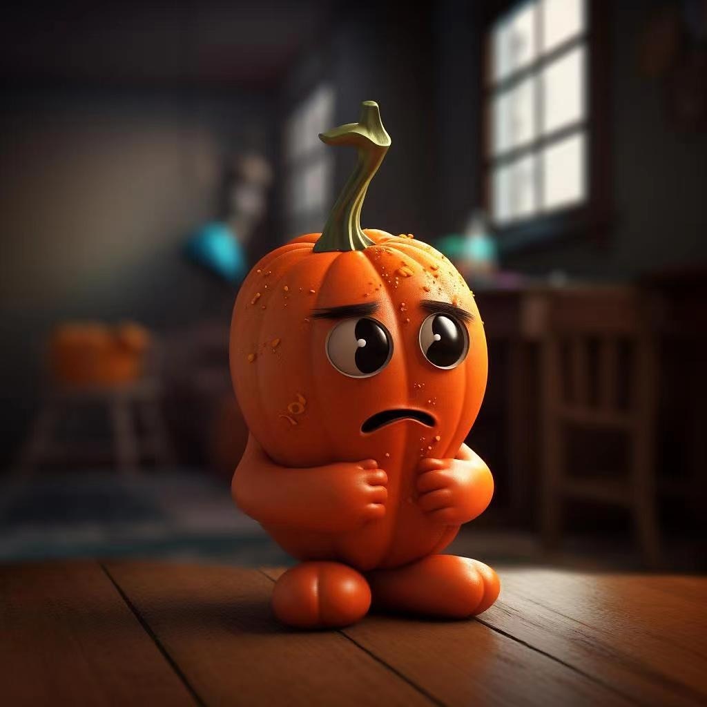 Halloweenská figurka z dýňové pryskyřice – strašidelná dýňová dekorace pro venkovní, domácí dekoraci a párty – perfektní pryskyřicová ozdoba 2025 - $17.49 –P1