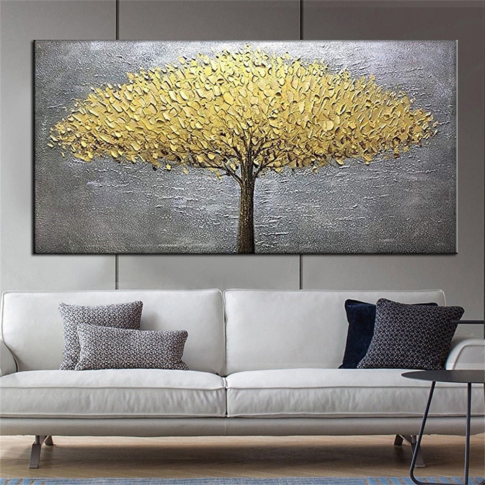 Mintura Handmade Abstract Tree Flower Oil Paintings On Canvas Wall Art Decoration Modern Pictures For Home Decor Rolled Frameless Unstretched Painting 2025 - $133.99 –P2