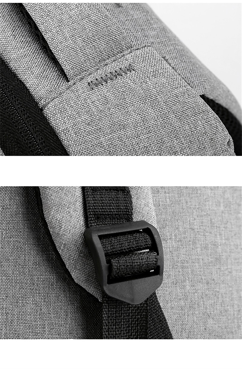 koulu kirjalaukku miesten reppu monikäyttöiset vedenpitävät laukut miehille yritys kannettava reppu usb-latausreppu nylon rento reppu 15,6 tuumaa 2025 - $20.99 –P16
