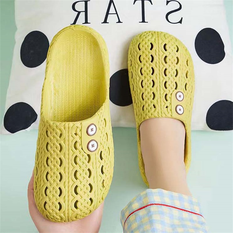 bequeme Schlupfschuhe mit verstellbarem Knopfdesign – leicht, atmungsaktiv und stylisch, ideal für zu Hause, drinnen und in der Freizeit 2025 - $14.99 –P11