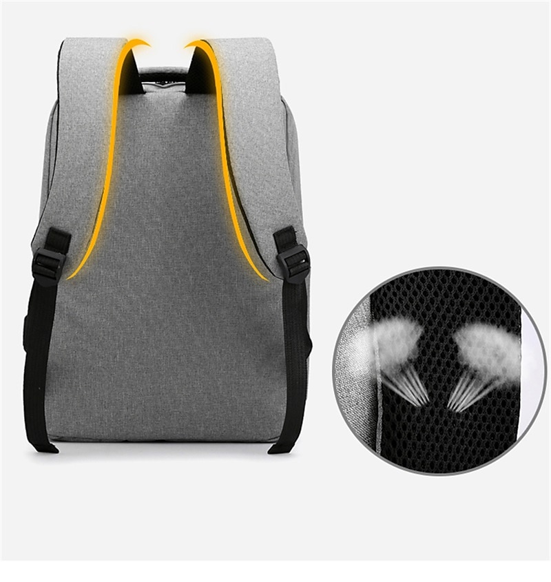 koulu kirjalaukku miesten reppu monikäyttöiset vedenpitävät laukut miehille yritys kannettava reppu usb-latausreppu nylon rento reppu 15,6 tuumaa 2025 - $20.99 –P8