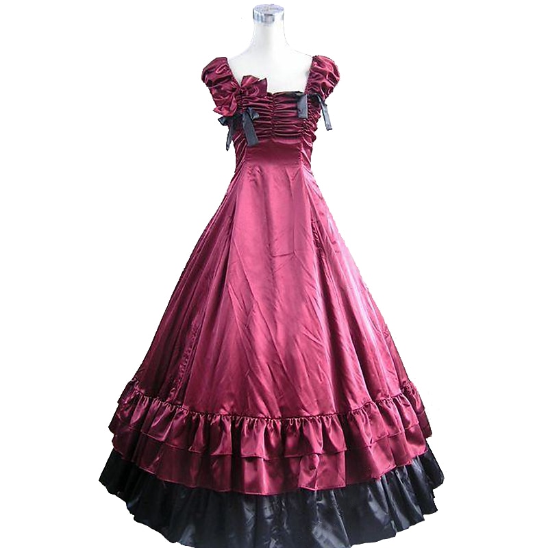 Rococo Victorian 18th Century Dress Party Costume Masquerade Maria Antonietta Plus Size Ball Gown Fancy Dress Women's Girls' Carnival Masquerade Carnival Performance Party / Evening Adults' Dress 2025 - $149.99 –P15