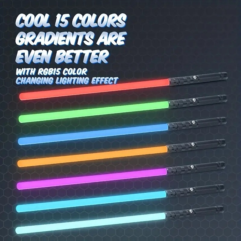 Light Up Toys Metal Hilt 3 Sound Modes Rechargeable Force FX Heavy Dueling Light Toys Set Cosplay Children Adults for Hallown for Christmas Gifts 2025 - $61.99 –P5