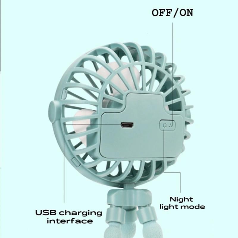 Halter Neck Bladeless Fan – USB Rechargeable Portable Waist-Hanging Fan with 3-Speed Adjustment and Body Rotation 2025 - $12.99 –P3