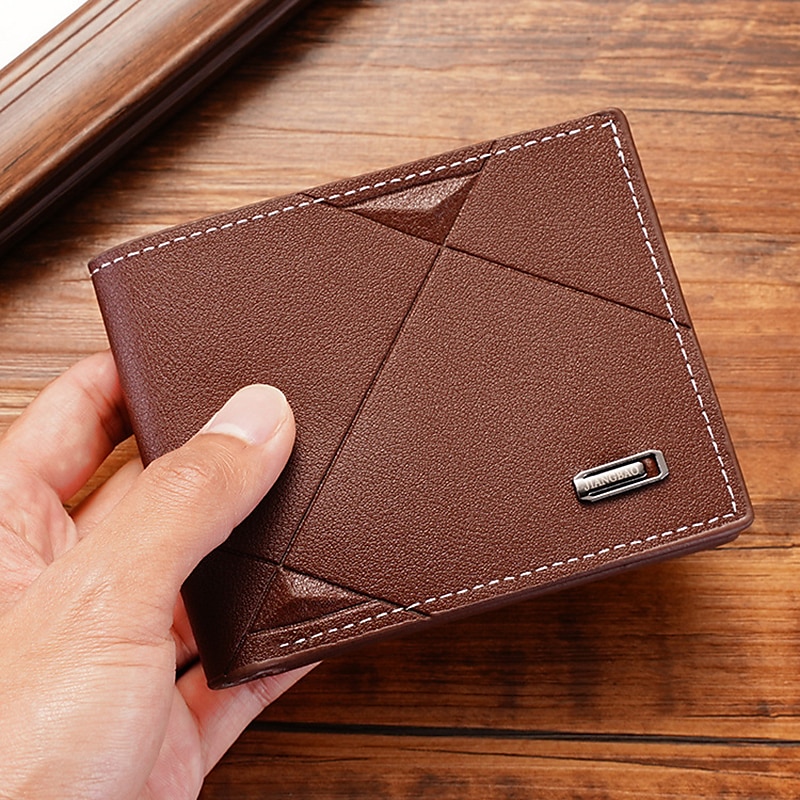 PU Leather Men Wallets Premium Product Wallets for Man Short Black Walet Portefeuille  Homme