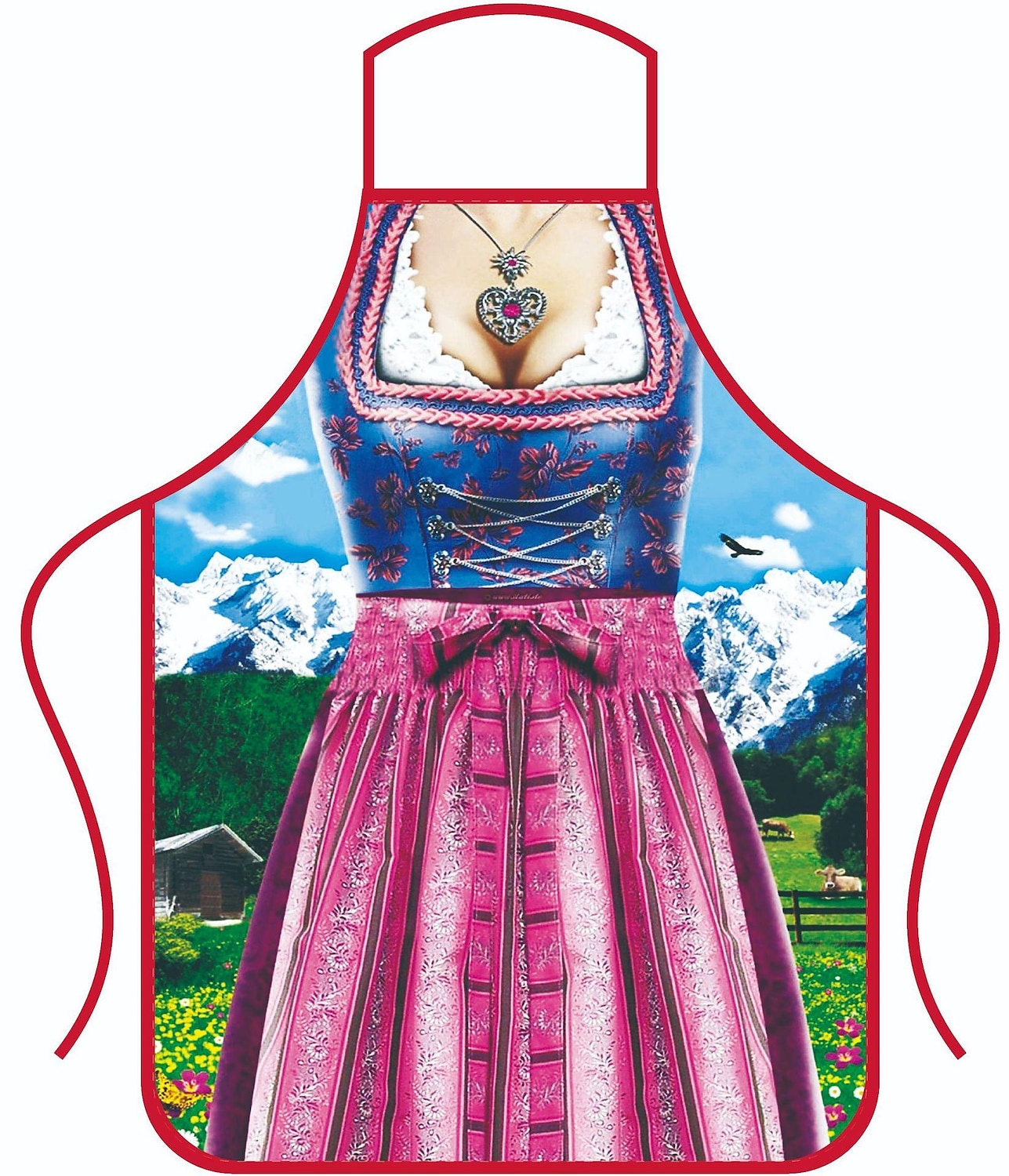 Pivo Oktoberfest Kostým Zástěra Dámské šaty Lederhosen Oktoberfest / pivo Bavorský Bavorský pár Bavorský Mnichov Wiesn Louky Pánské Dámské Tradiční Styl Tkanina Zástěra 2025 - $13.99 –P8