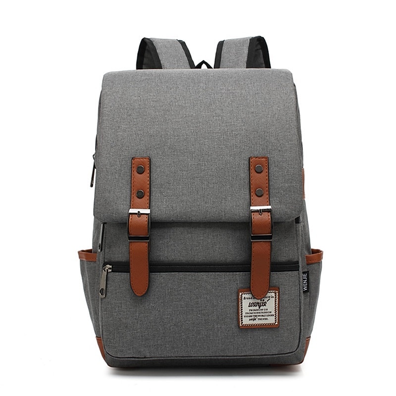 Vintage 16 inch Laptop Backpack Women Canvas Bags Men canvas Travel Leisure Backpacks Retro Casual Bag School Bags For Teenagers, Back to School Gift 2026 - $35.99 –P11