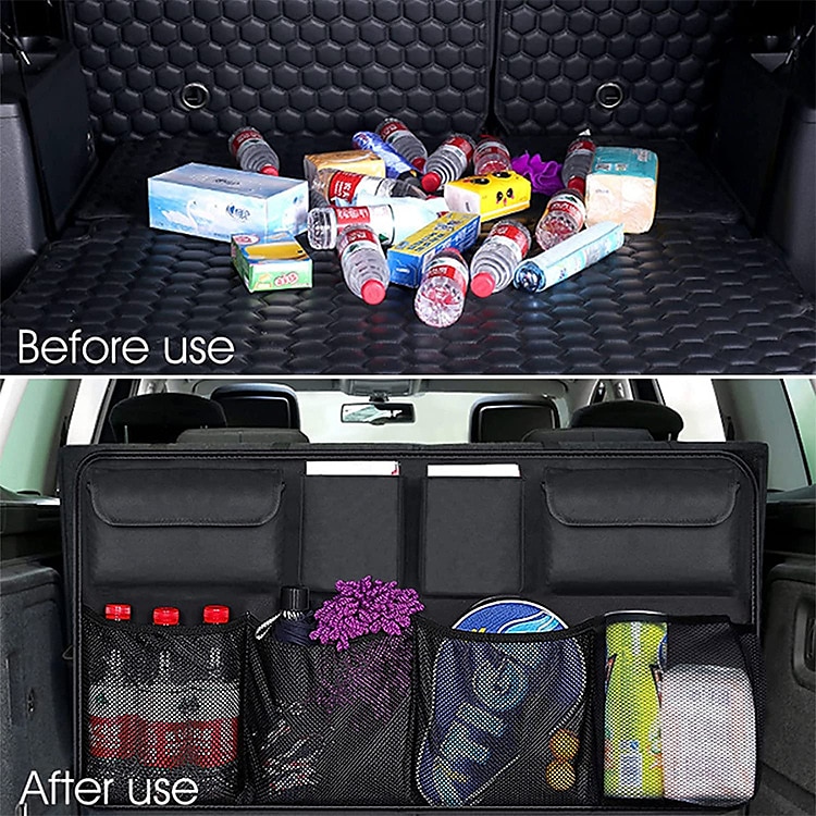 Auto-Kofferraum-Aufbewahrungstasche, SUV-Auto-Rücksitzlehne