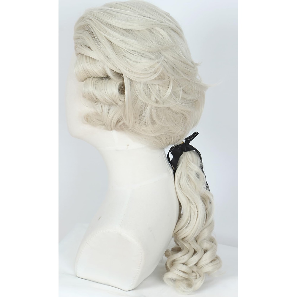 Lockige Perücke Hellblond Karneval Cosplay Kostümperücke für Party Halloween Perücken 2025 - $19.99 –P5