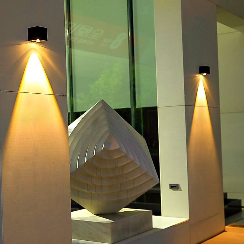 Luz solar de pared para patio exterior, lámpara de jardín impermeable, iluminación de valla de pared, luz de decoración para el hogar, balcón, terraza, luz de ambiente, luz de lavado de pared 2026 - $28.99 –P6