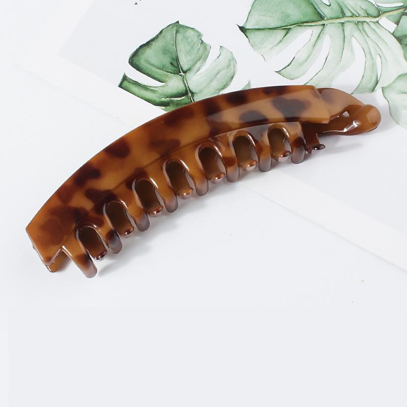 grampos de cabelo de banana para mulheres clássico clincher grampos de pente duplo de cabelo leopardo banana rabo de cavalo grampo para cabelos grossos de 2025 por $8.49 –P4