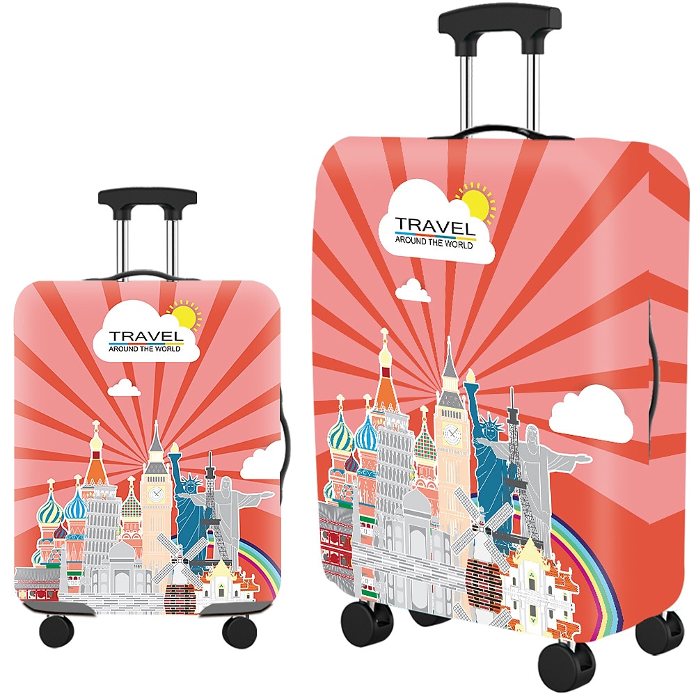 Durable Travel Luggage Cover, Dacron Elastic Suitcase Cover Protector, Foldable Washable Luggage Cover Protector 2025 - $12.49 –P8