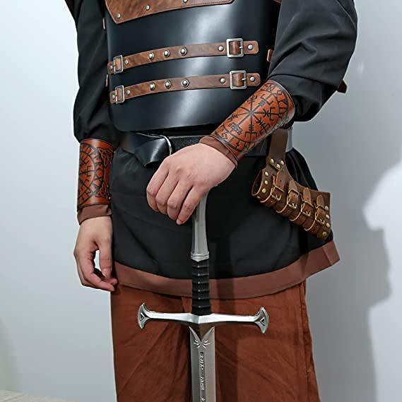 Punk & Gothic Middeleeuws Renaissance Cosplay kostuum Schede Zwaardhouder Piraat Krijger Ridder Viking Keltische ridder Kostuum Voor heren Dames Keltisch Piraat Fantasie Halloween Maskerade Prestatie 2026 - $16.99 –P12