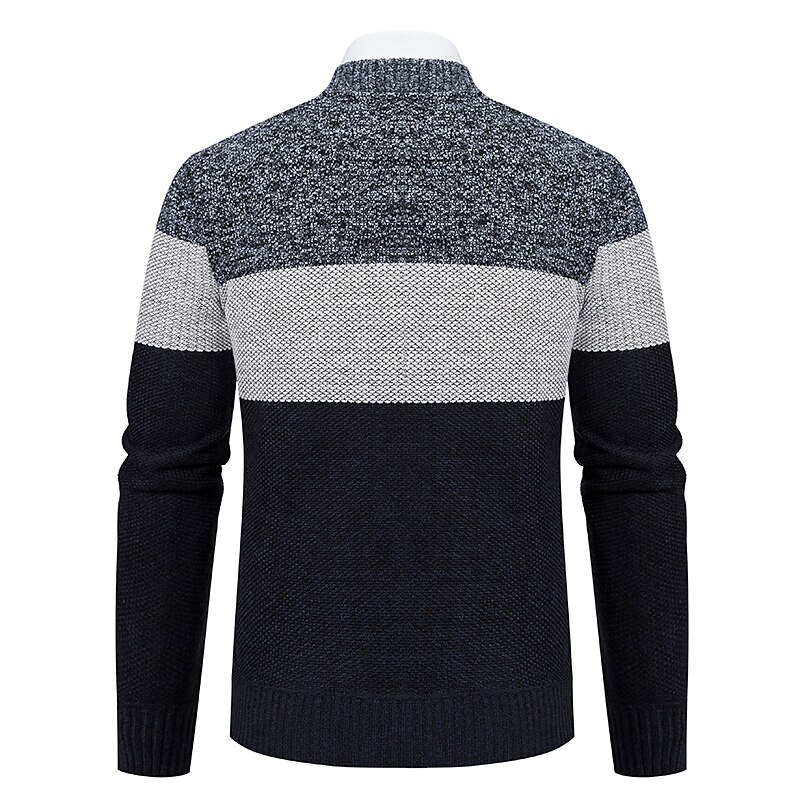 Per uomo Felpa Cardigan Maglione Maglioni eleganti da uomo A coste Maglia Standard Lavorato a maglia Colletto alla coreana Top caldi Contemporaneo moderno Da tutti i giorni Per uscire Abbigliamento del 2025 a $34.99 –P2