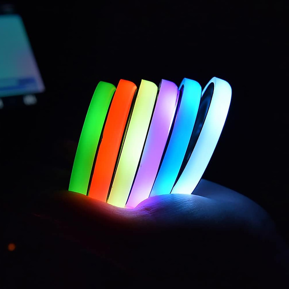 Smart Luminous Water Coaster LED Car Cup Holder Lights 7 Colors Changing USB Charging Mat Waterproof Cup Pad Interior Atmosphere Lamp Decoration Light for Oktoberfest Car Accessories 1pc 2025 - $10.99 –P6