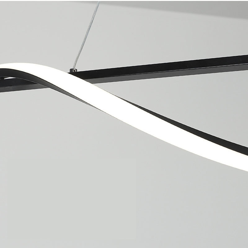 lampade a sospensione 100/120 cm lampada a sospensione a led tavolo da pranzo a 3 colori lampada a sospensione lampada a sospensione regolabile in altezza con telecomando lampadario in metallo isola del 2025 a $249.99 –P6