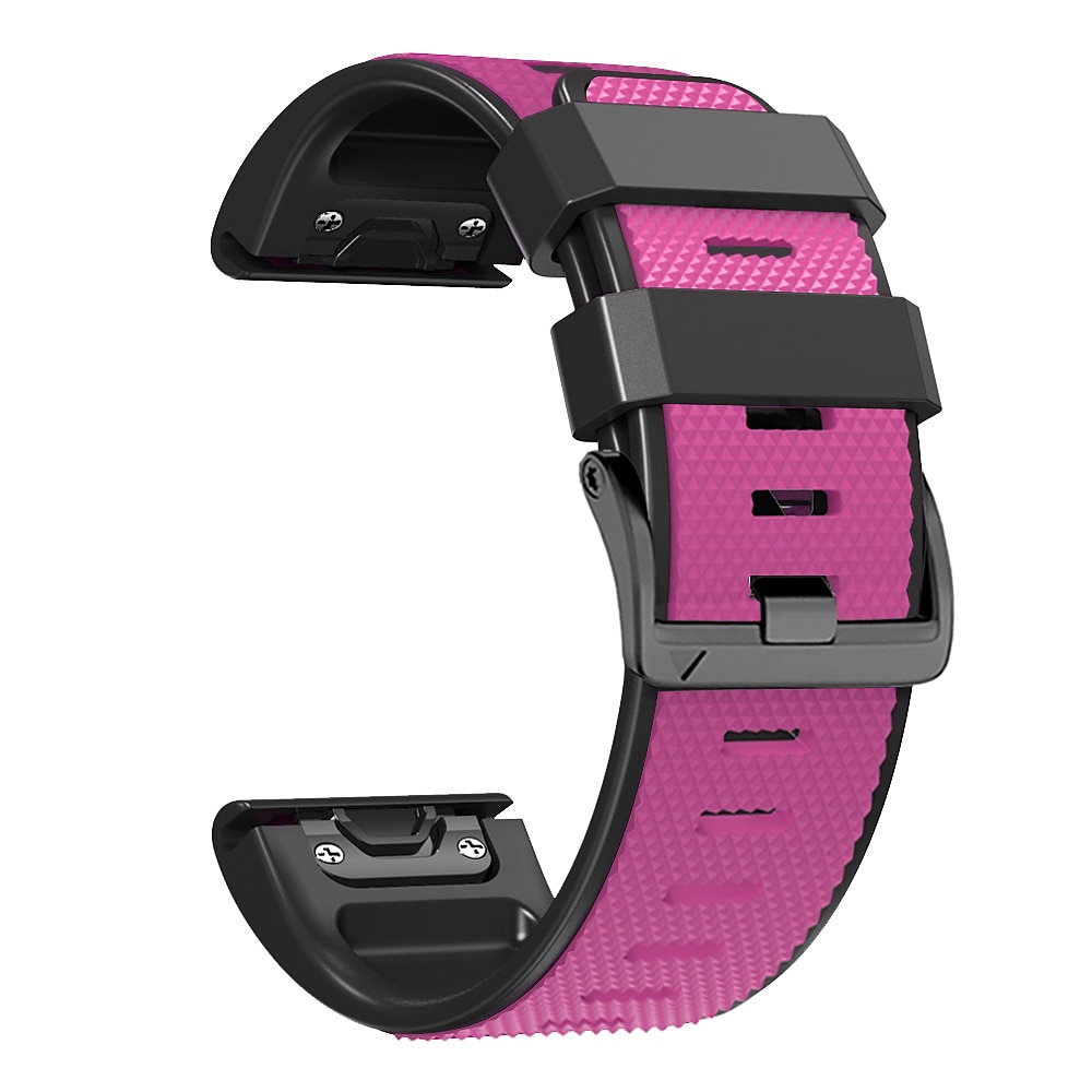Ремешок для часов для Garmin Fenix 7 7X 6 6X Pro Epix Pro 47mm 51mm Instinct 2X Approach S70 47mm S62 S60 Forerunner 955 945 Epix Marq Descent Quatix 22mm 26mm силиконовый Замена Ремень 22mm 26mm 2025 - $18.99 –P19