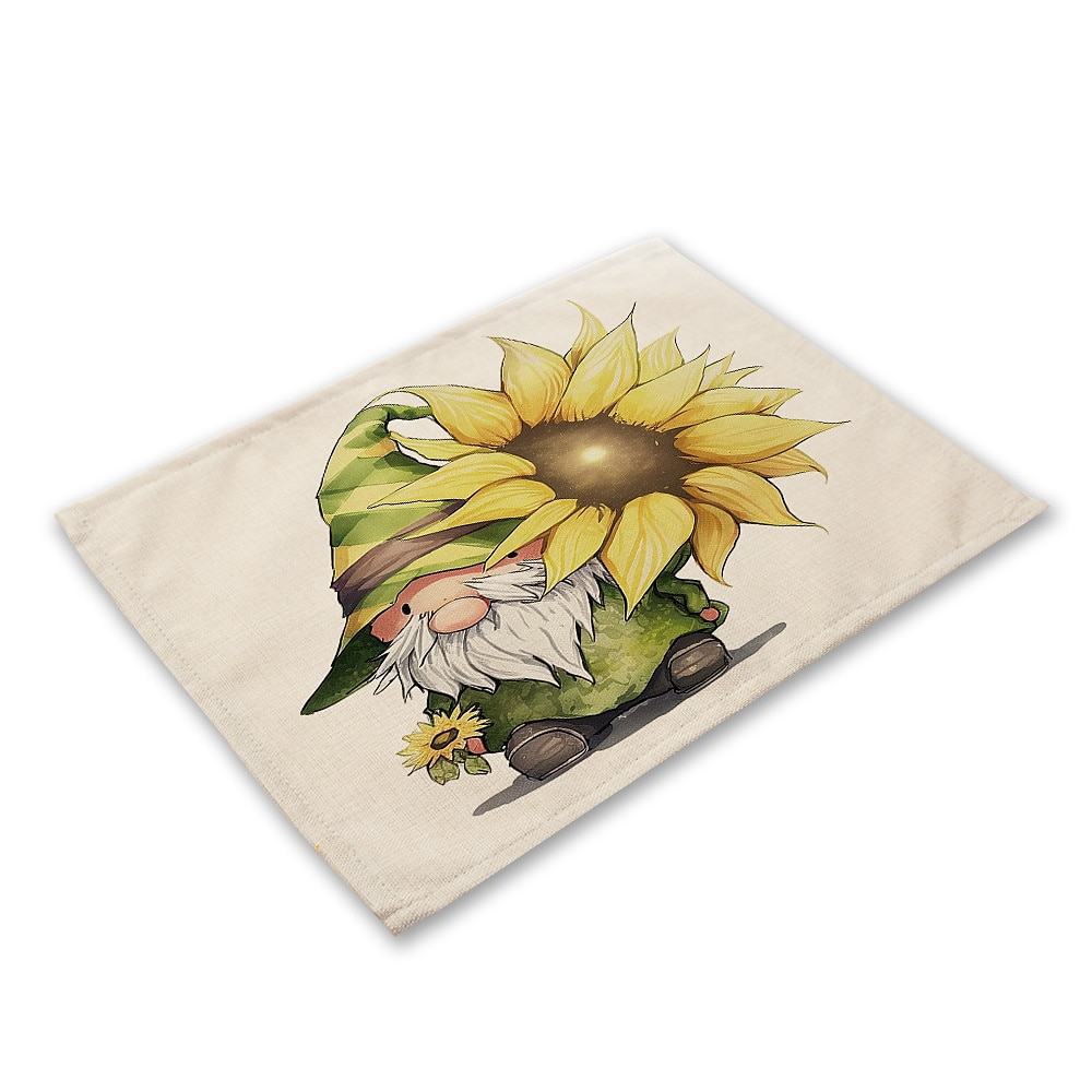 Girassóis placemats resistente ao calor mesa de fazenda placemat resistente a manchas, placemat para casamento cozinha mesa de jantar decoração interior ao ar livre de 2025 por $2.49 –P13