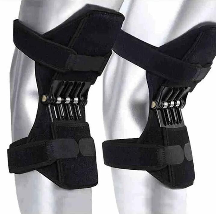andningsbart halkfritt ledstöd knäskydd, knäförstärkningsstöd ledstöd fjäderstabiliseringsdyna powerlift knästöd svaga gamla ben sportklättring berg trappor 2025 - $11.99 –P7