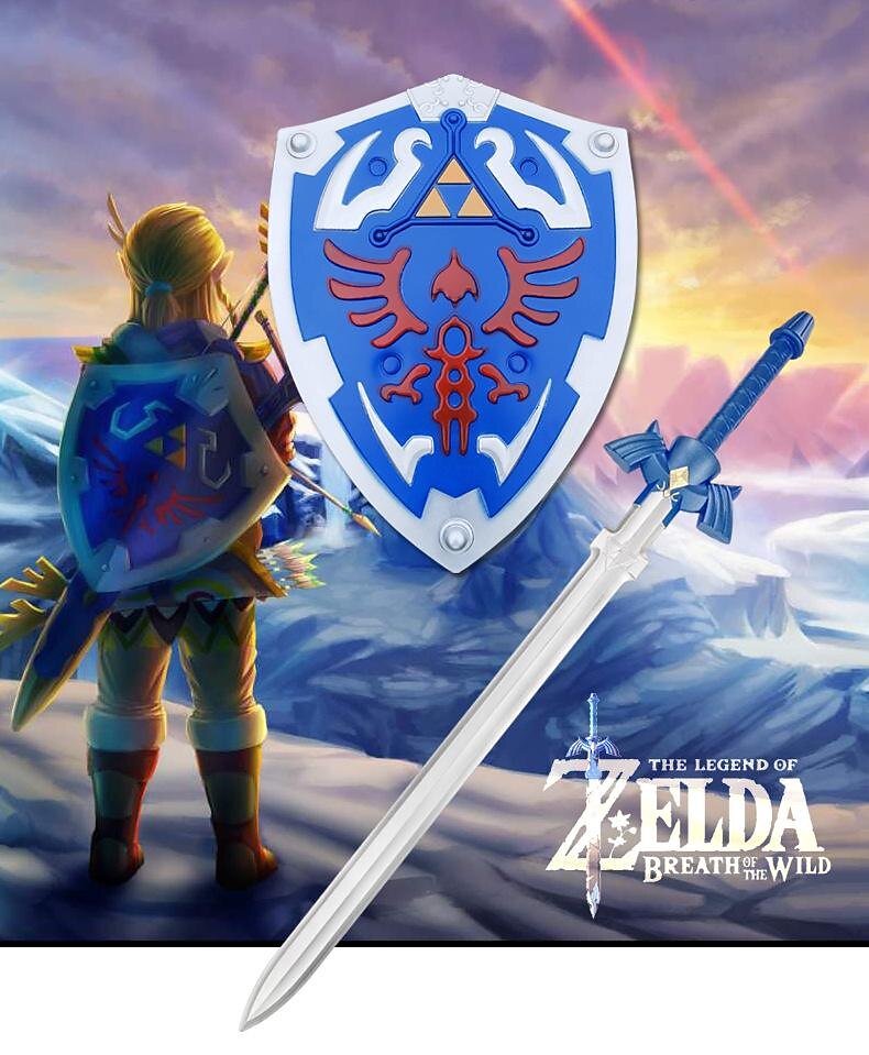 Legend Of Zelda Link Shield Cosplay Anime Props Rubber Shield 2025 - $34.99 –P4