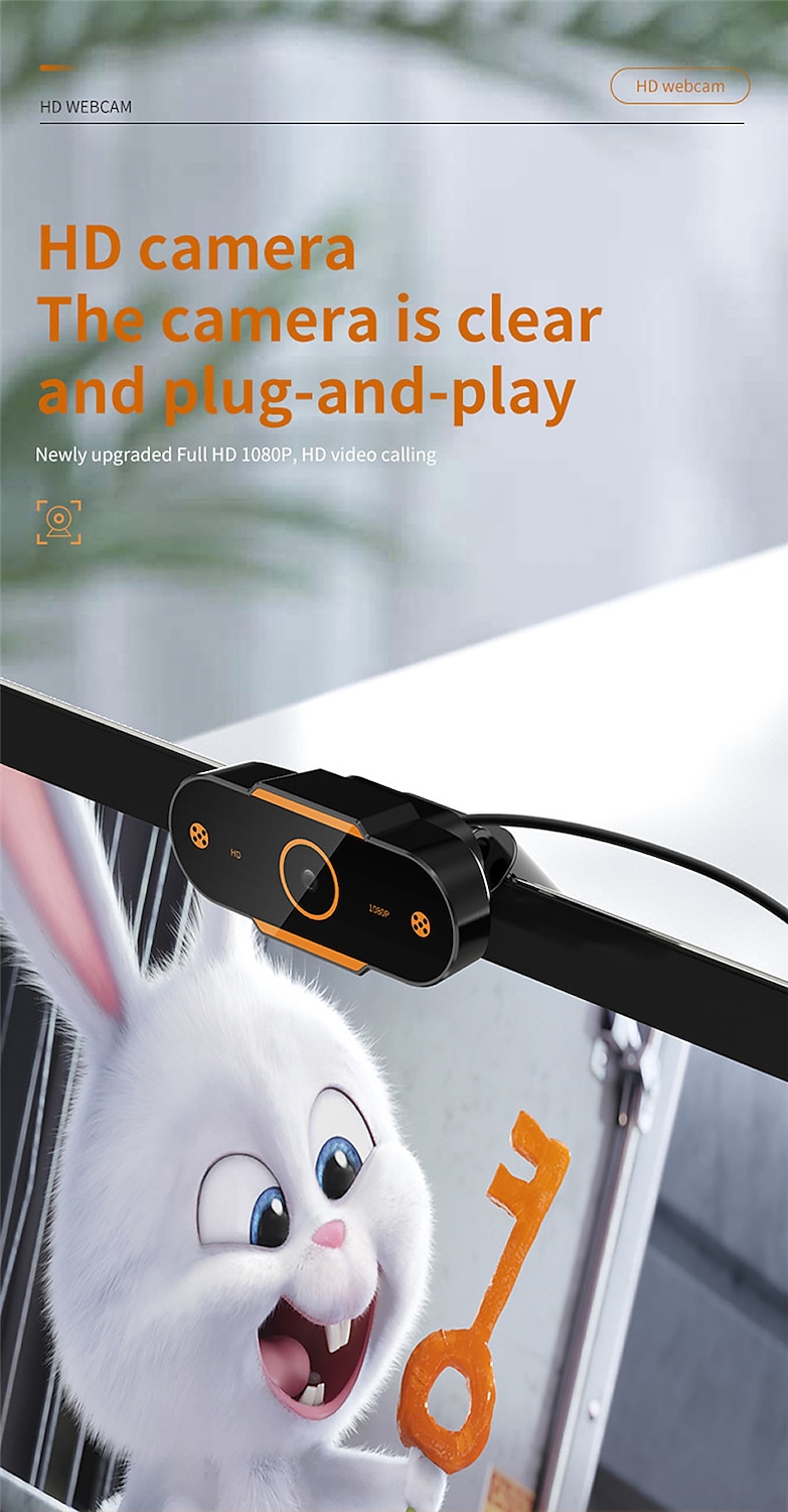 Full 1080P Autofocus HD Webcam Web USB Camera Microphone for PC Desktop Laptop 2025 - $17.99 –P8